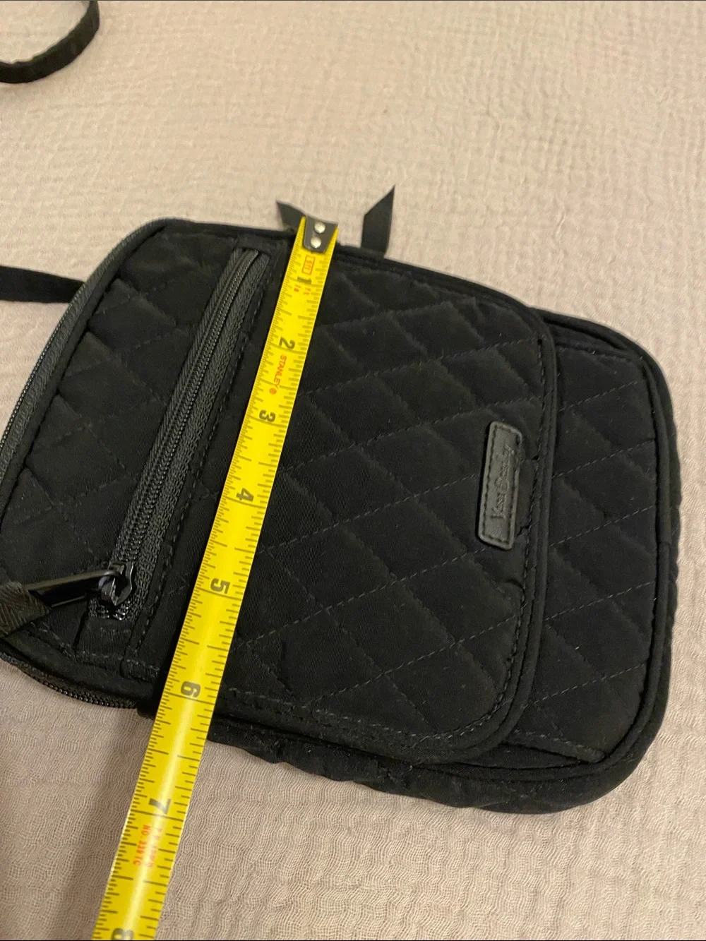 Vera Bradley Black Quilted Small Crossbody Bag